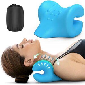 Neck Stretcher for Neck Pain Relief 2 Mode, Cervical Neck Traction Device Pillow